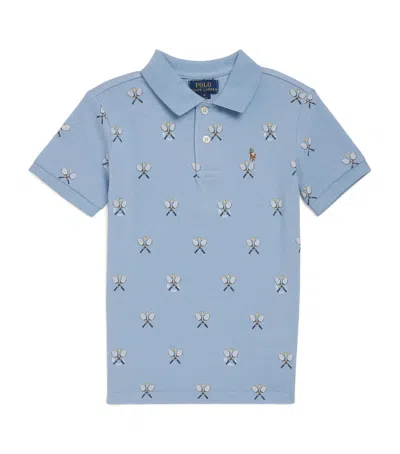 RALPH LAUREN COTTON TENNIS POLO SHIRT
