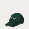 Ralph Lauren Cotton Twill Ball Cap In Green