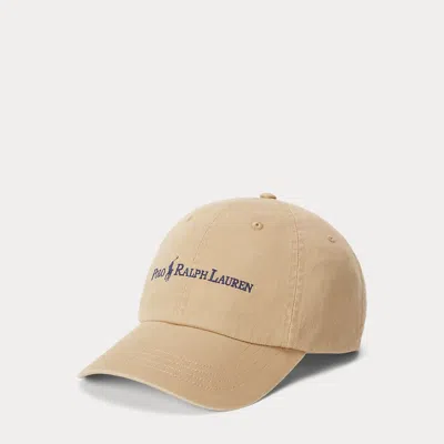 Polo Ralph Lauren Cotton Twill Ball Cap In Cafe Tan