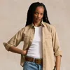 Polo Ralph Lauren Cotton Twill Workshirt In Rl Khaki