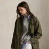 Ralph Lauren Cotton Utility Jacket In Green