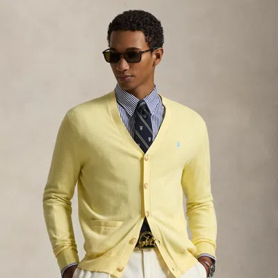 Ralph Lauren Cotton V-neck Cardigan In Multi