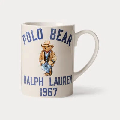 Ralph Lauren Country Polo Bear Mug In White