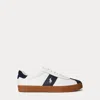 Ralph Lauren Court Vulc Leather-suede Sneaker