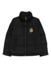 Ralph Lauren Crest-appliqué Puffer Jacket In Black