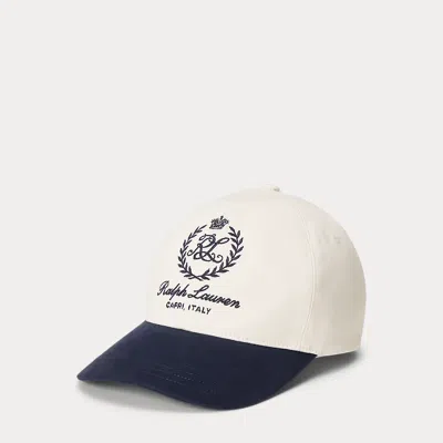 Ralph Lauren Crest-embroidered Twill Ball Cap