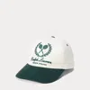 Ralph Lauren Crest-embroidered Twill Ball Cap In White