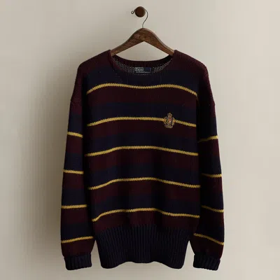 Ralph Lauren Crest Sweater (1986) In Multi
