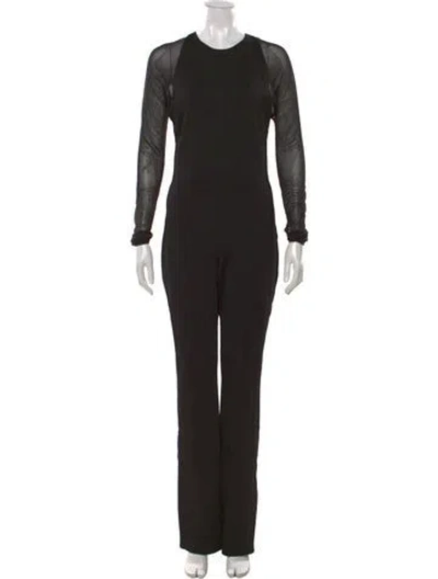 Pre-owned Ralph Lauren Crew Neck Jumpsuit In Black