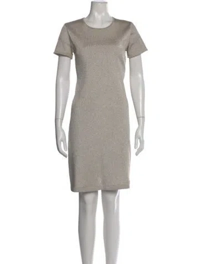 Pre-owned Ralph Lauren Crew Neck Knee-length Dress