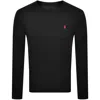 RALPH LAUREN RALPH LAUREN CREW NECK KNIT JUMPER BLACK