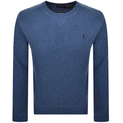 Ralph Lauren Crew Neck Knit Jumper Blue