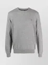 Ralph Lauren Crew Neck Long Sleeve Pullover In Grey