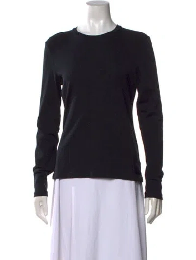 Pre-owned Ralph Lauren Crew Neck Long Sleeve T-shirt In Black