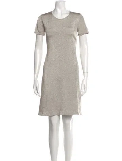 Pre-owned Ralph Lauren Crew Neck Mini Dress