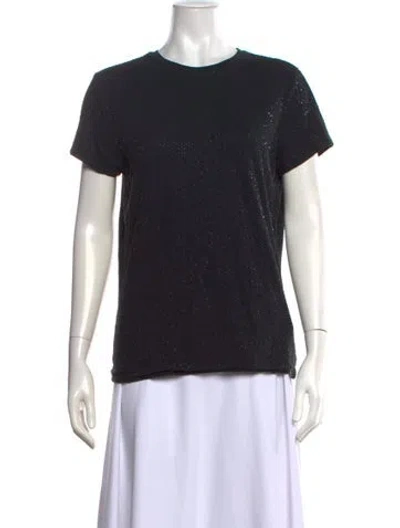 Pre-owned Ralph Lauren Crew Neck Short Sleeve T-shirt In Black