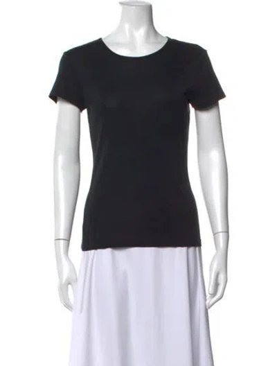 Pre-owned Ralph Lauren Crew Neck Short Sleeve T-shirt In Black