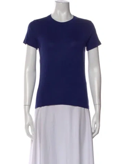 Pre-owned Ralph Lauren Crew Neck Short Sleeve T-shirt In Blue