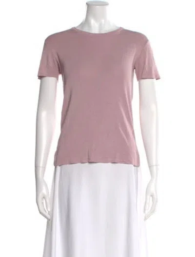 Pre-owned Ralph Lauren Crew Neck Short Sleeve T-shirt In Pink