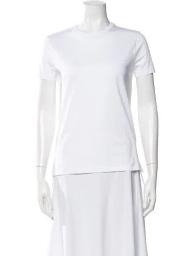 Pre-owned Ralph Lauren Crew Neck Short Sleeve T-shirt W/ Tags In White