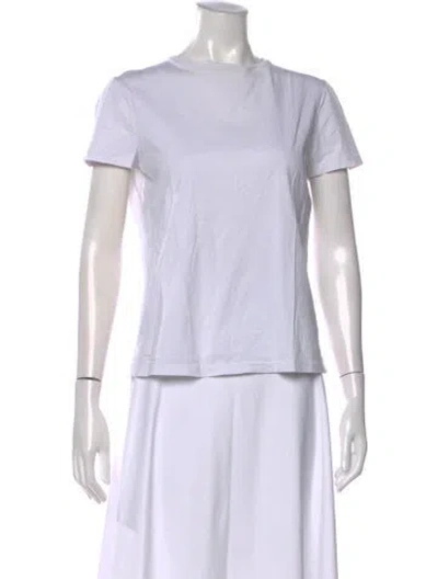 Pre-owned Ralph Lauren Crew Neck Short Sleeve T-shirt In White