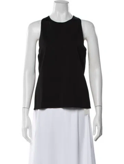 Pre-owned Ralph Lauren Crew Neck Sleeveless Top In Black