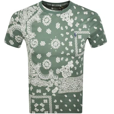 Ralph Lauren Crew Neck Slim Fit T Shirt Green In Multi
