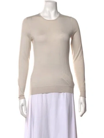 Pre-owned Ralph Lauren Crew Neck Sweater In Neutrals