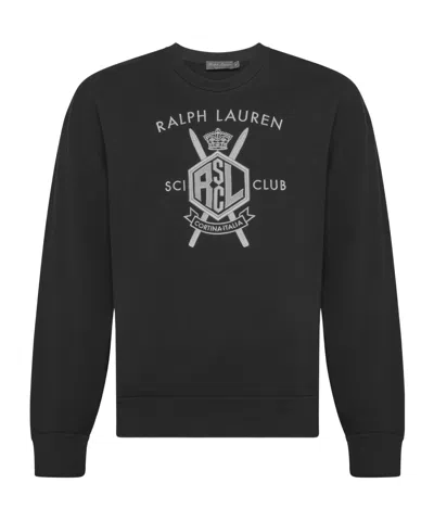 Ralph Lauren Crew Neck Sweatshirt In Black