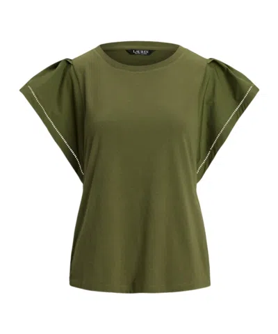 RALPH LAUREN LAUREN RALPH LAUREN FLUTTER SLEEVE TOP
