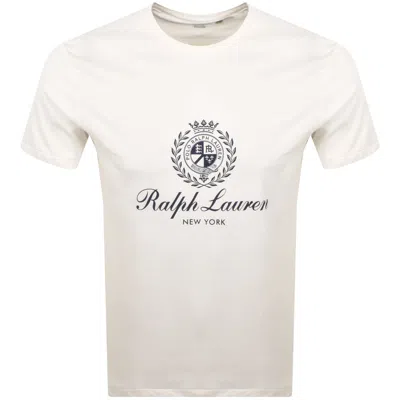 Ralph Lauren Crew Neck T Shirt Off White