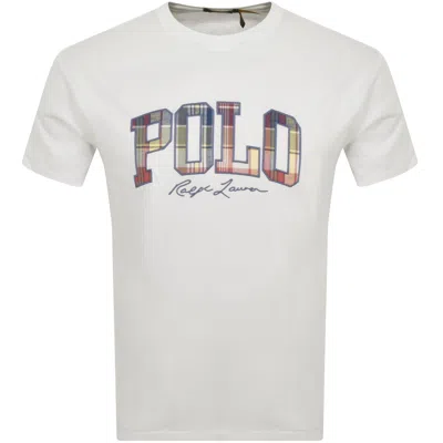 Ralph Lauren Crew Neck T Shirt Off White