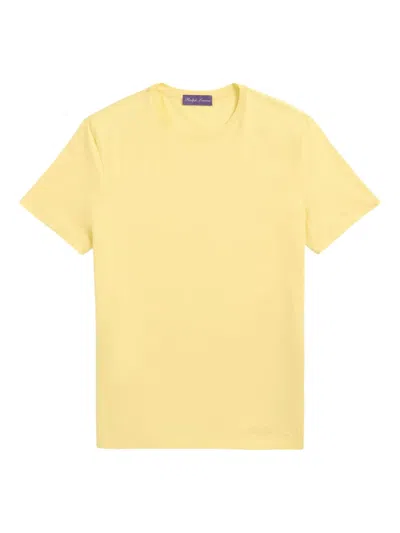 Ralph Lauren Crew Neck T-shirt In Yellow