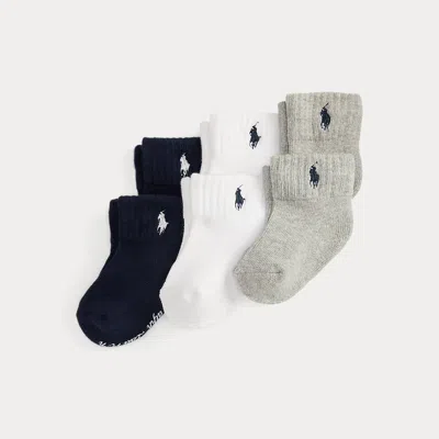 Ralph Lauren Babies'  Crew Sock 6-pack In Multi