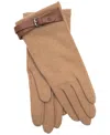 Ralph Lauren Criss Cross Belt Glove In Brown
