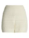 Ralph Lauren Crochet-knit Shorts In Neutrals