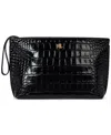 Ralph Lauren Crocodile-embossed Leather Large Pouch