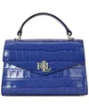 Ralph Lauren Crocodile-embossed Leather Small Farrah Satchel