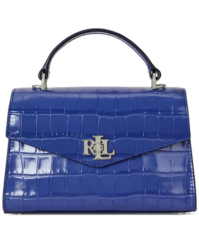 Ralph Lauren Crocodile-embossed Leather Small Farrah Satchel