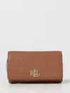 Ralph Lauren Crossbody Bag Lauren  Woman Color Leather In Brown