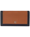 Ralph Lauren Crosshatch Leather Slim Wallet