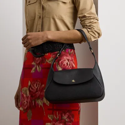 Ralph Lauren Crosshatch Medium Schylar Shoulder Bag