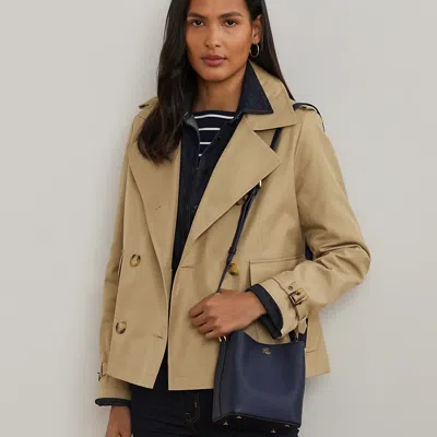 Ralph Lauren Crosshatch Small Reese Bucket Bag