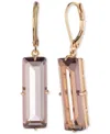 Ralph Lauren Crystal Baguette Drop Earrings
