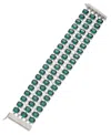 Ralph Lauren Cubic Zirconia And Epoxy Tennis Flex Bracelet In Multi