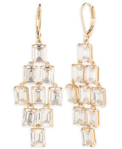 Ralph Lauren Cubic Zirconia Chandelier Drop Earrings In Gold