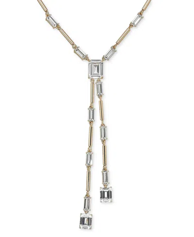 Ralph Lauren Cubic Zirconia Gold-tone Y-neck Necklace