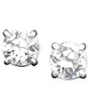 Ralph Lauren Cubic Zirconia Stud Earrings In Crystal
