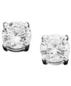 Ralph Lauren Cubic Zirconia Stud Earrings (6mm) In Crystal