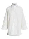 Ralph Lauren Cuffed-sleeves Shirt In White